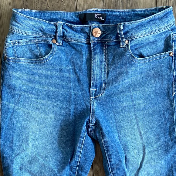 1822 Denim Light Blue Skinny Jeans - Size 6 - Picture 2 of 5